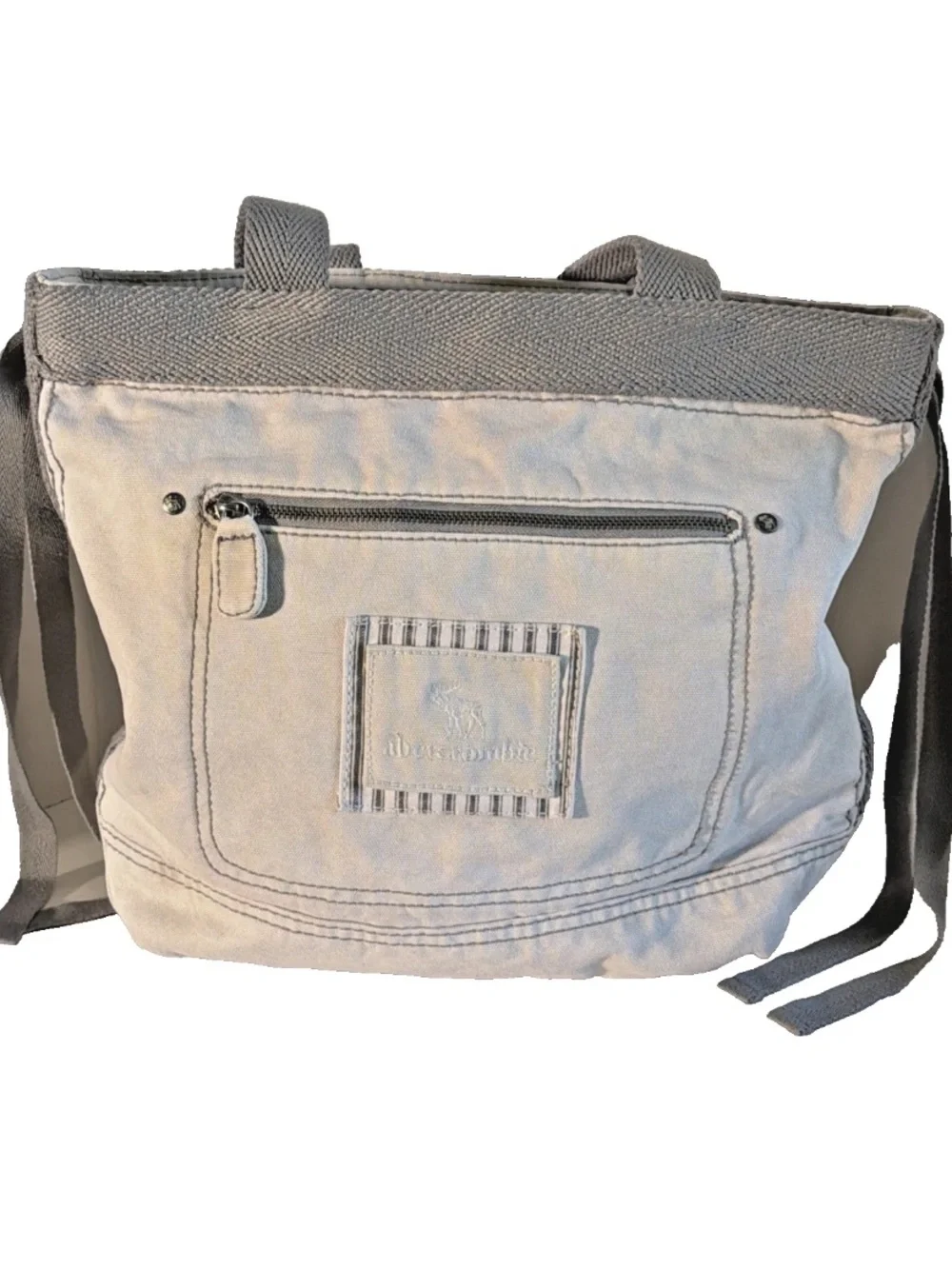 Abercrombie & Fitch Canvas Tote Bag Y2K